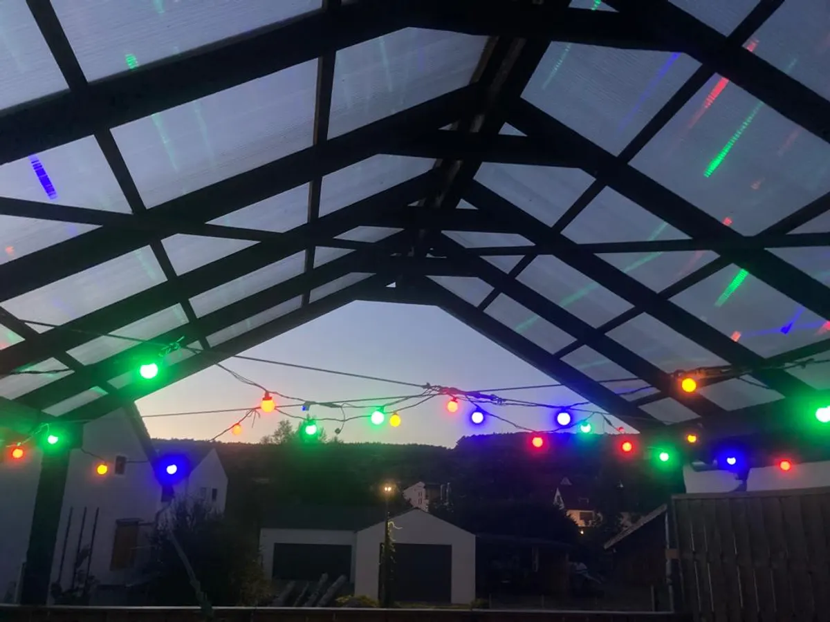 LED string lights 50 m + stands, photo 3