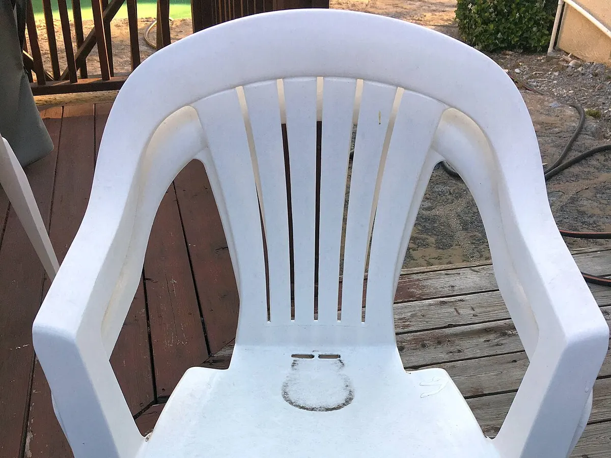 Round table + 8 monobloc chairs (set), photo 3